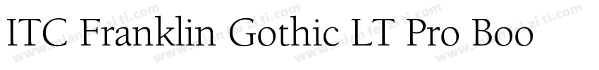 ITC Franklin Gothic LT Pro Book字体转换
